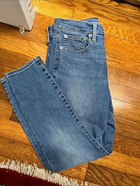 GAP Women's High Rise Mid Blue Jeans